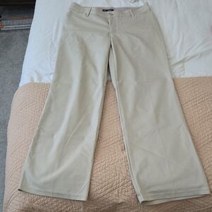 Lee Tan Flex Motion Trousers Regular Fit Mid Rise